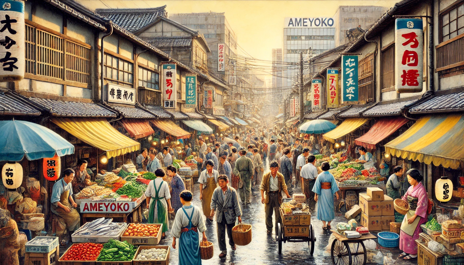 闇市から現代に残る有名な場所（Famous places from the black market to the present day ...