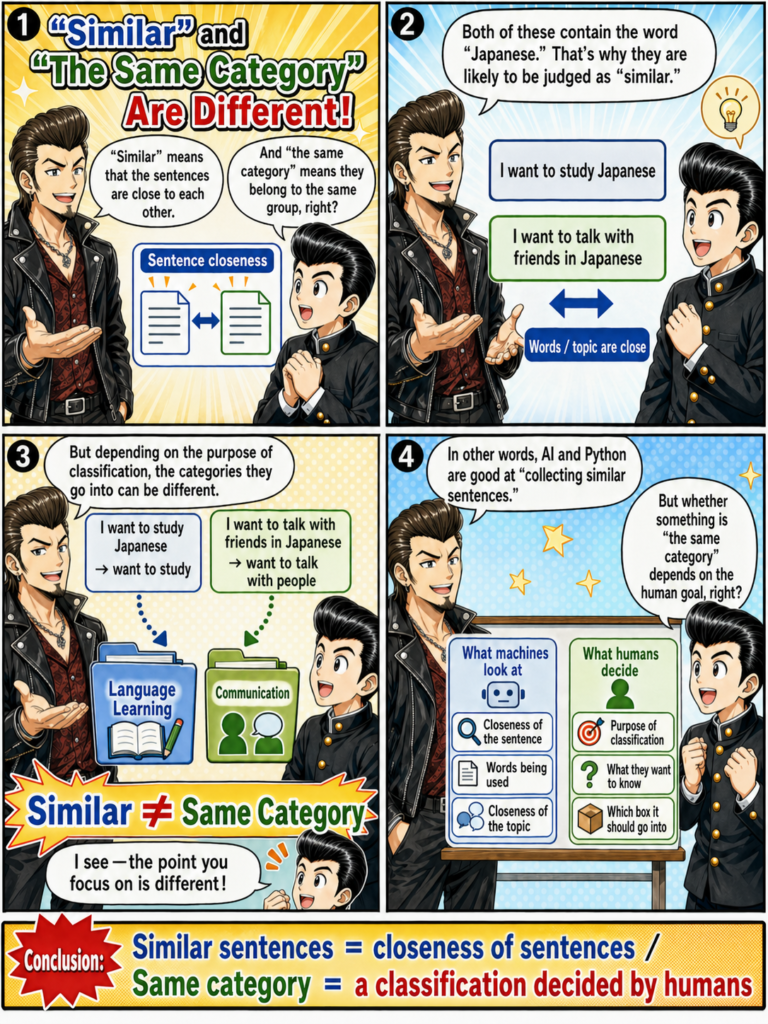 Not Similar “Similar” and “in the same category” are not the same! - IT CLASS